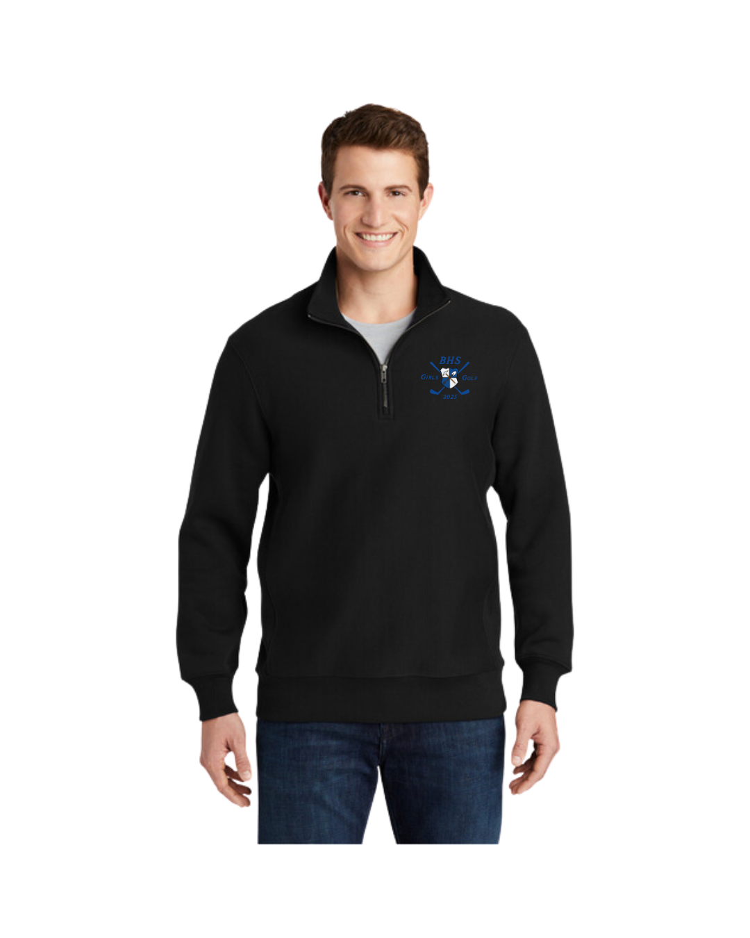 BINGHAM GIRLS GOLF MEN'S 1/4 ZIP