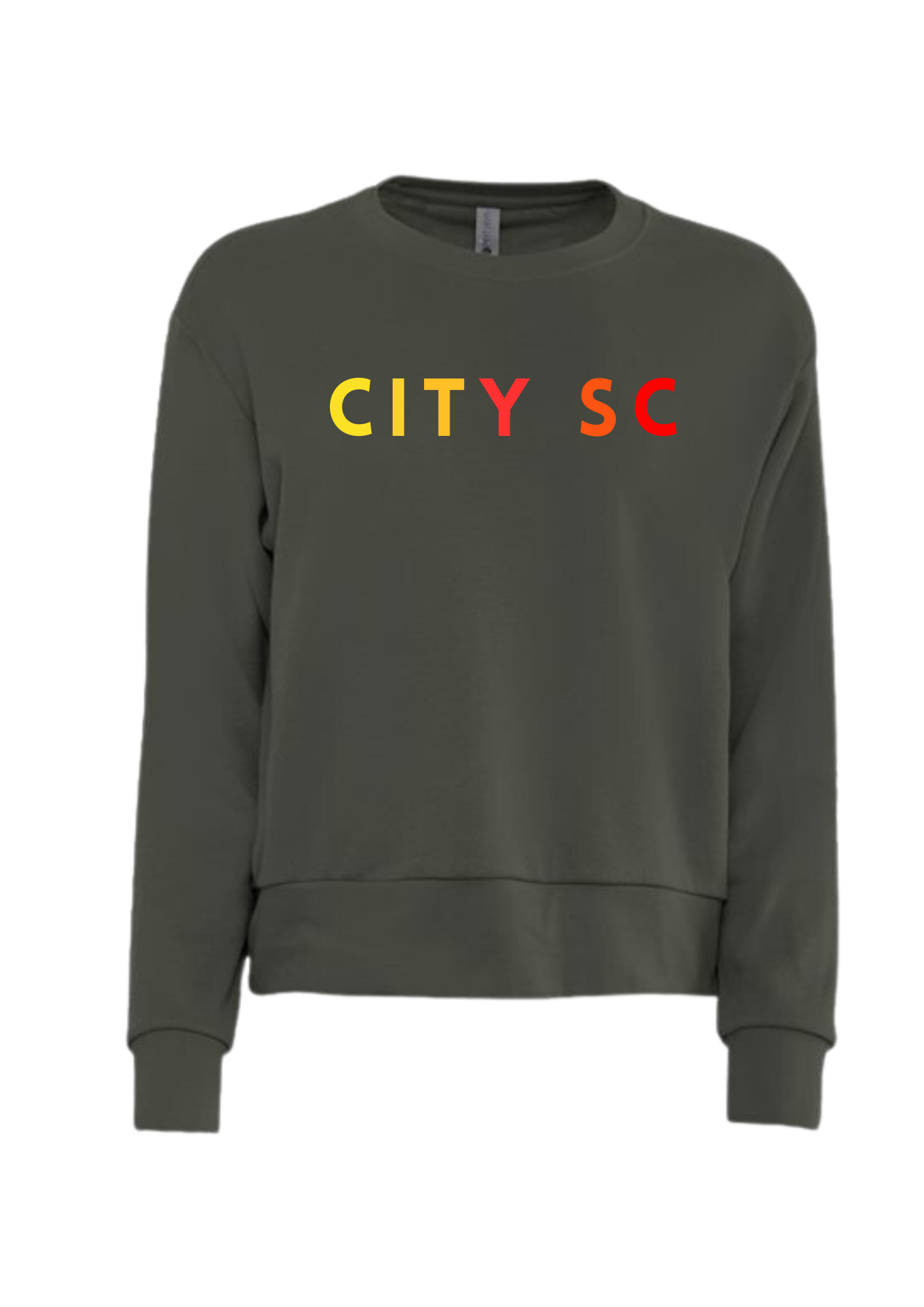 3D TEAM CROPPED CREWNECK