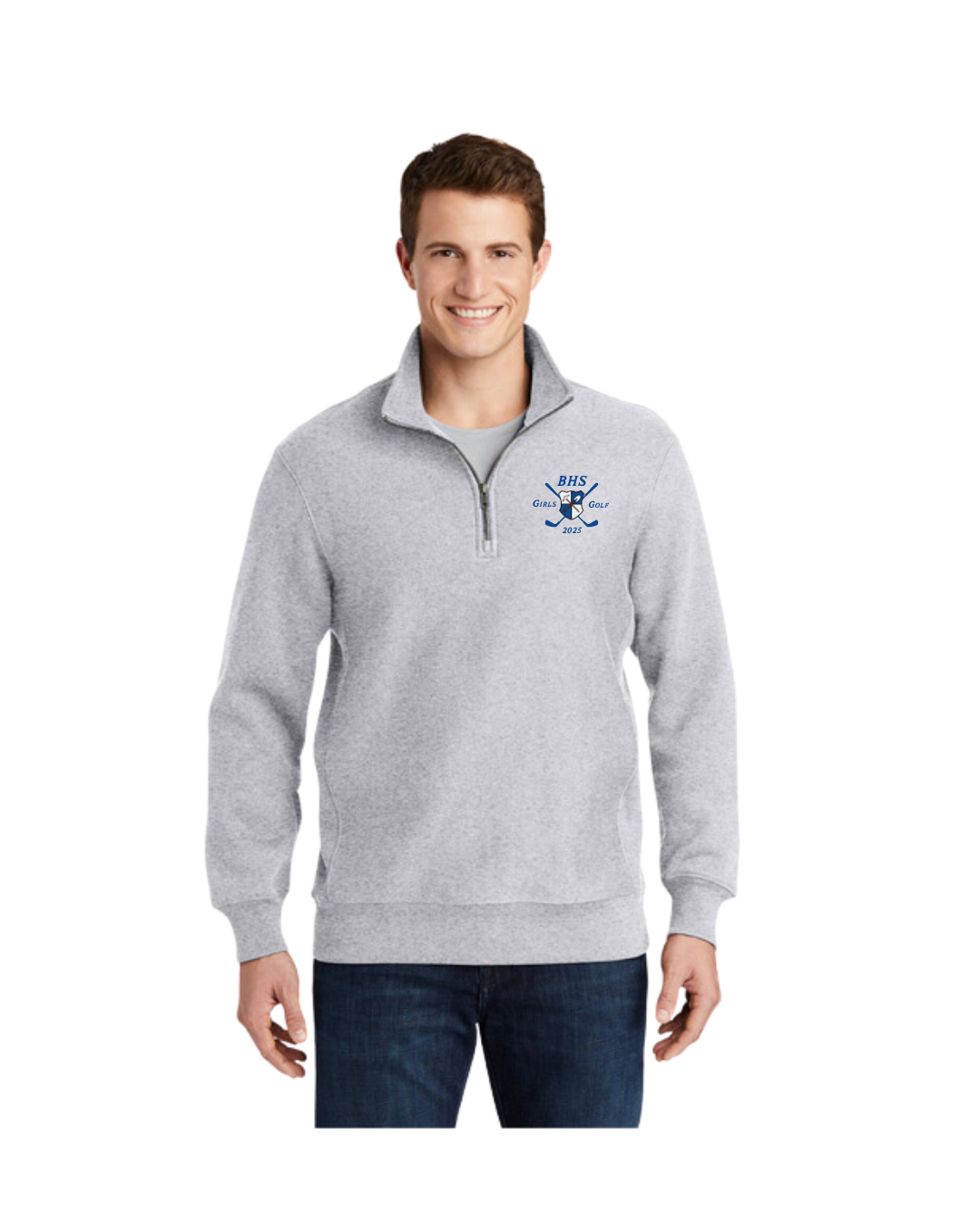BINGHAM GIRLS GOLF MEN'S 1/4 ZIP