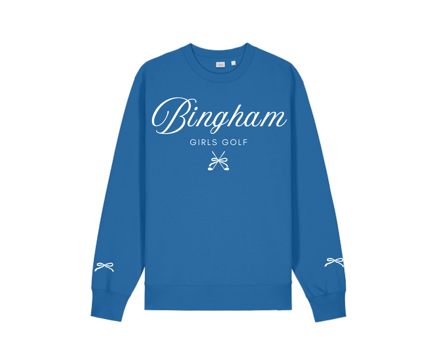 BINGHAM GIRLS GOLF BOWS CREWNECK