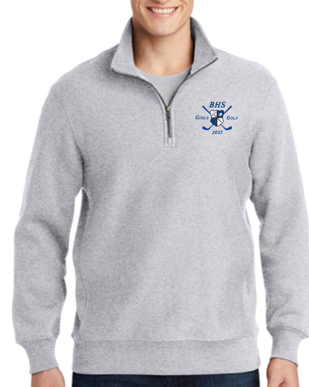 BINGHAM GIRLS GOLF MEN'S 1/4 ZIP