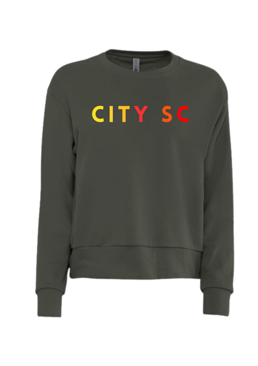 3D TEAM CROPPED CREWNECK